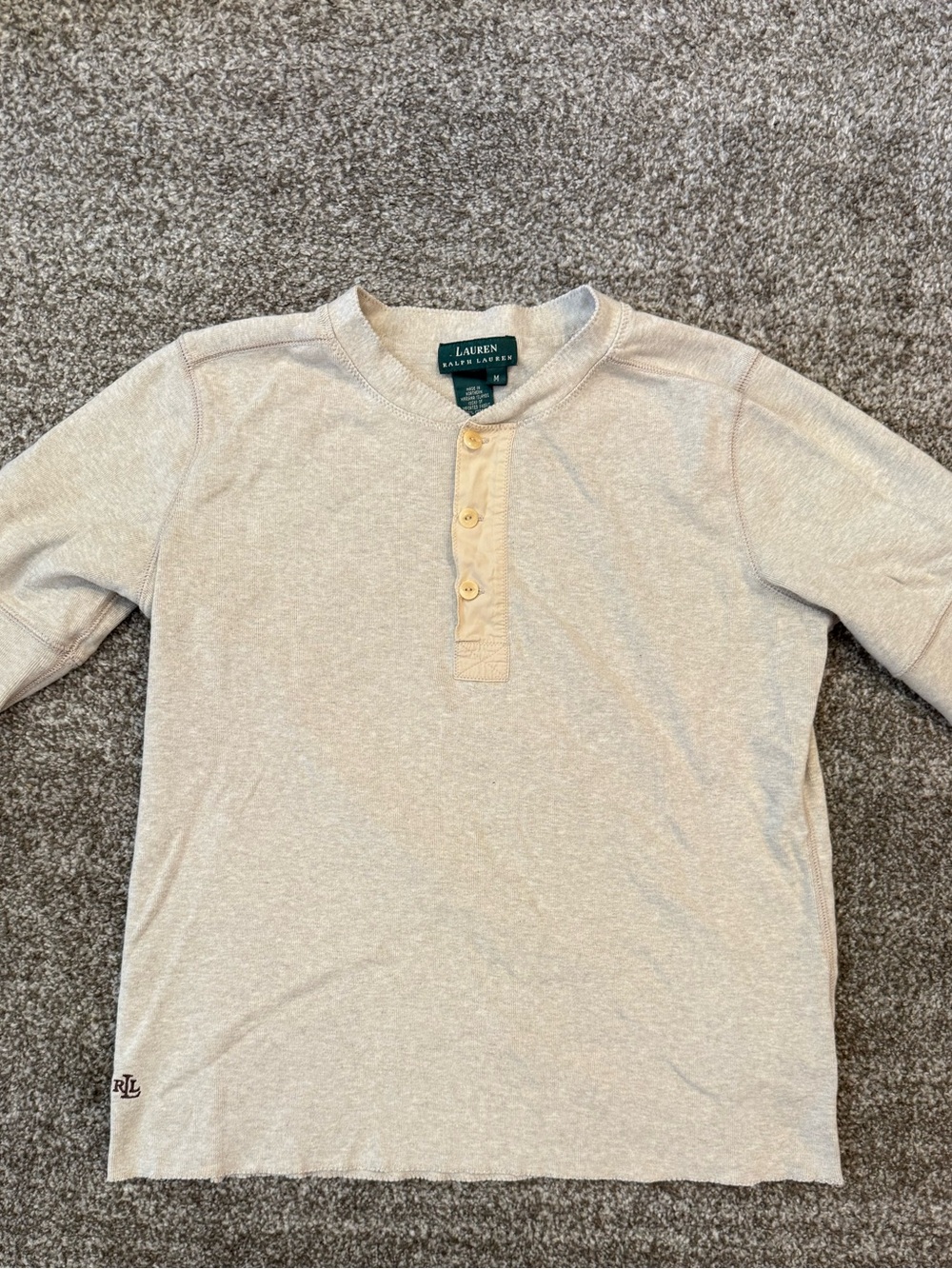 Vintage Lauren Ralph Lauren short-sleeve Henley,